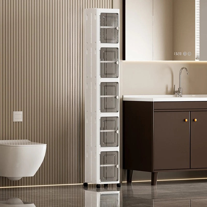 Multi Shelf Storage Cabinet Organizer For Household Organization