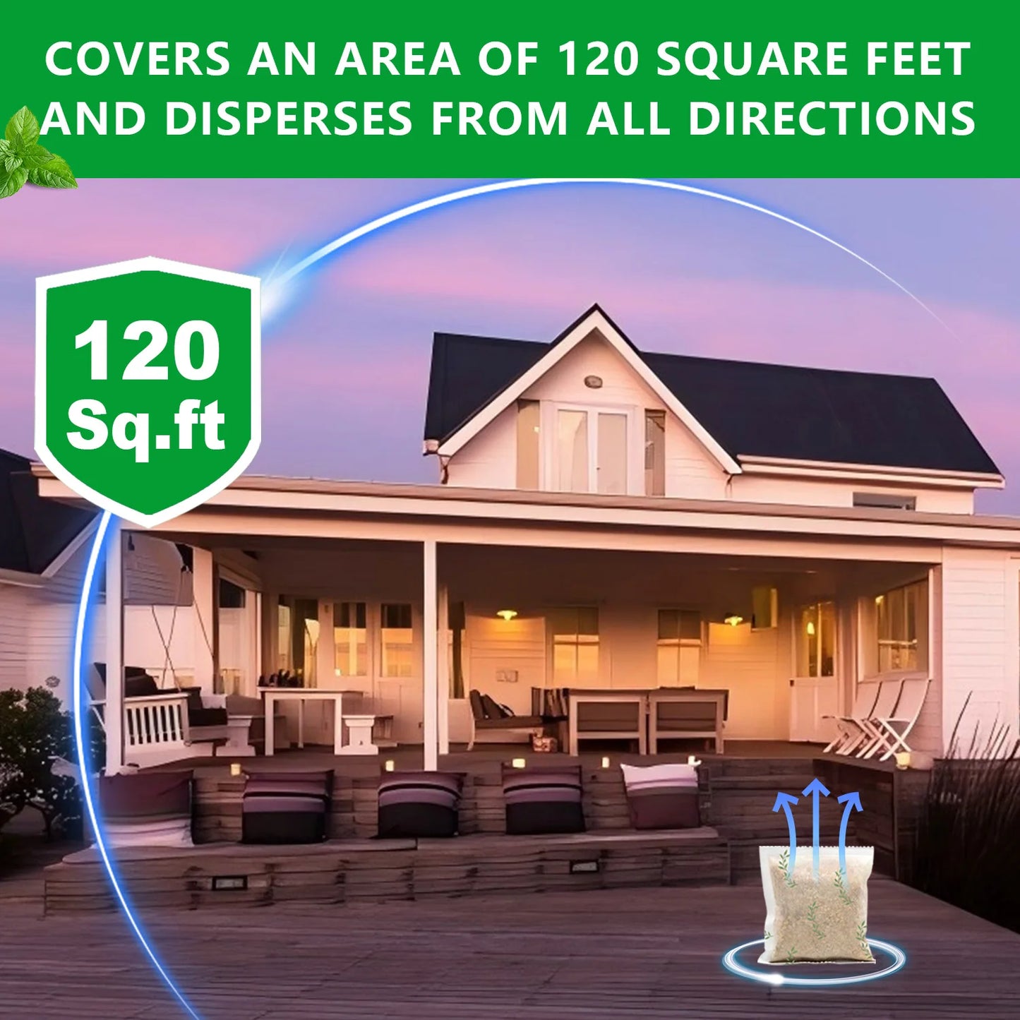 Mosquito Repellent Sachets 10 Pack Natural Plant Essential Oils
