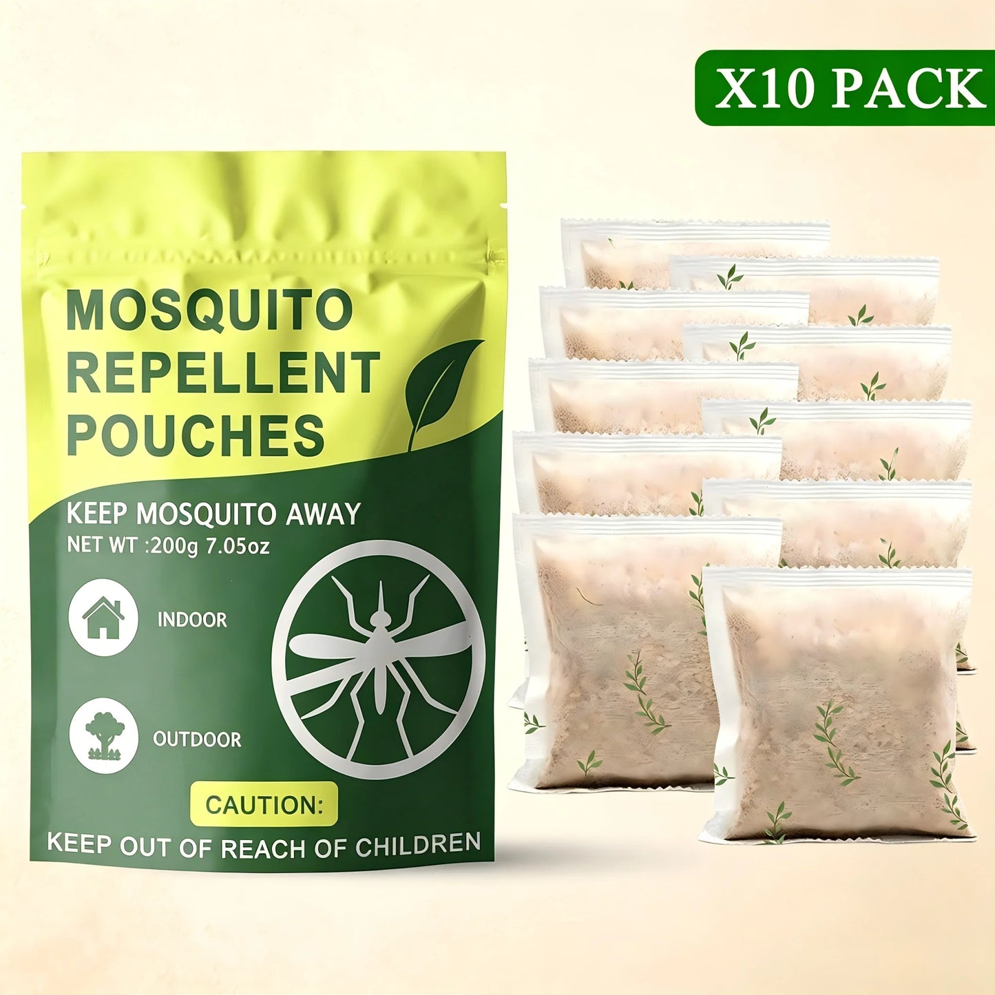 Mosquito Repellent Sachets 10 Pack Natural Plant Essential Oils