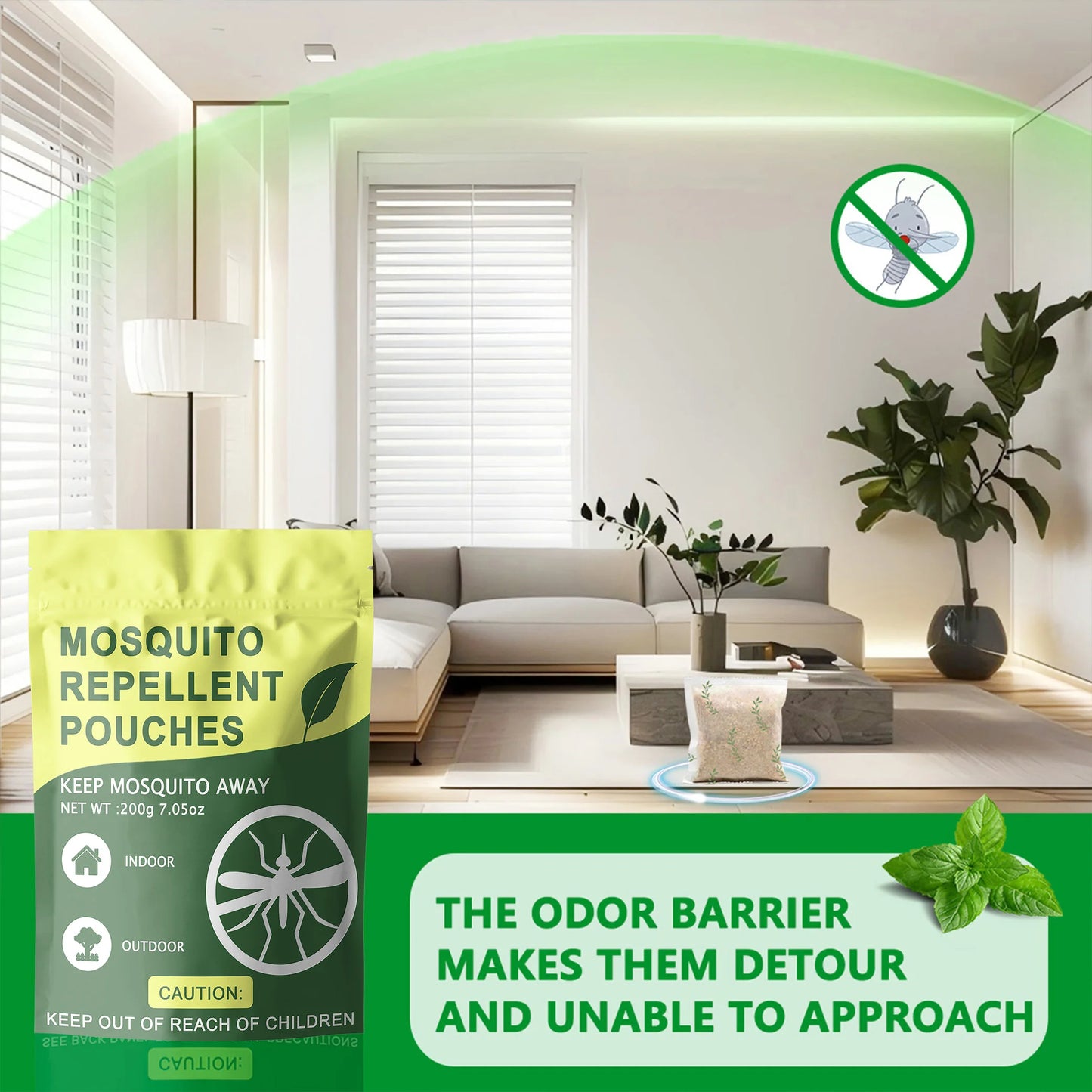 Mosquito Repellent Sachets 10 Pack Natural Plant Essential Oils