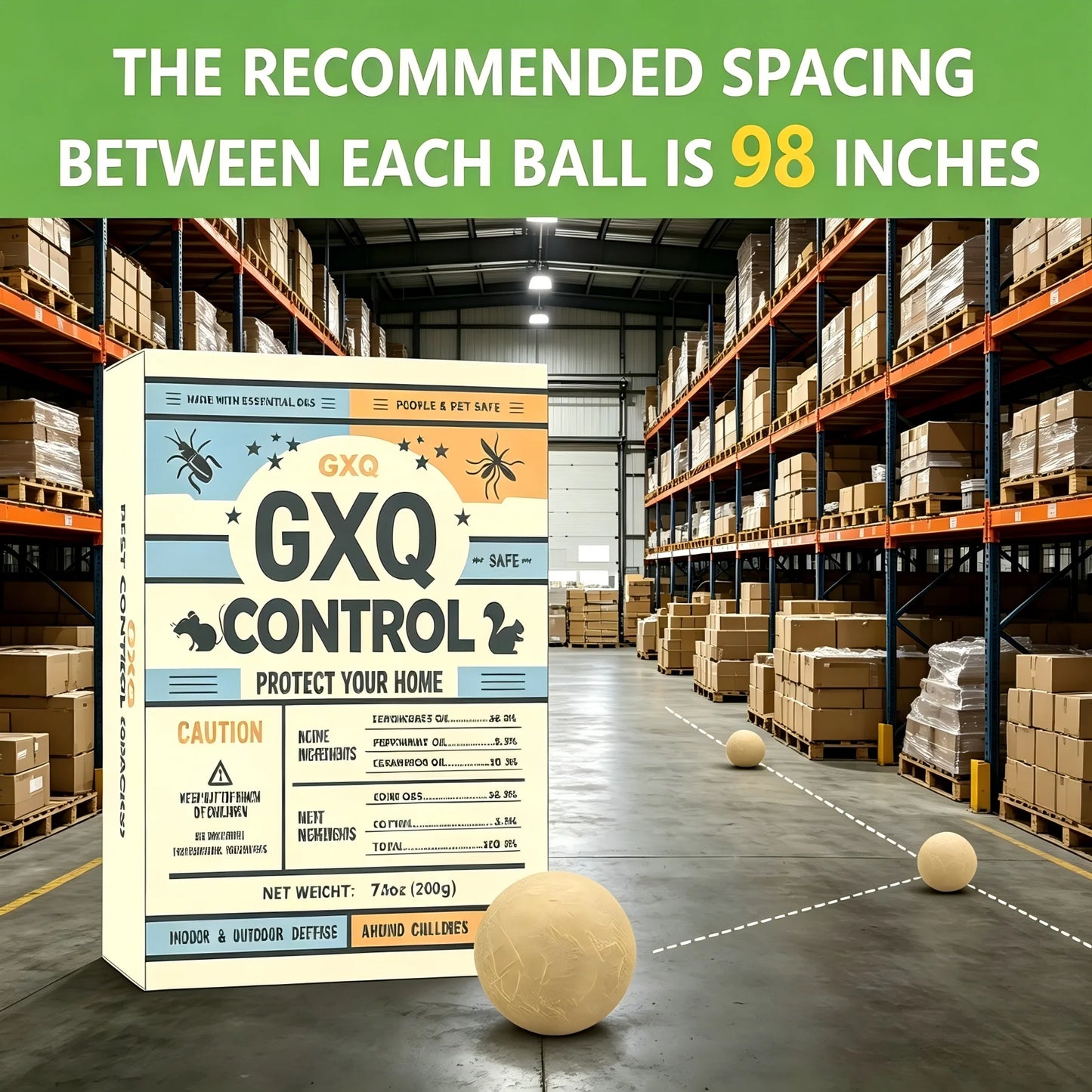 Pest Control Ball Repellent For Mice And Rodents Peppermint Oil