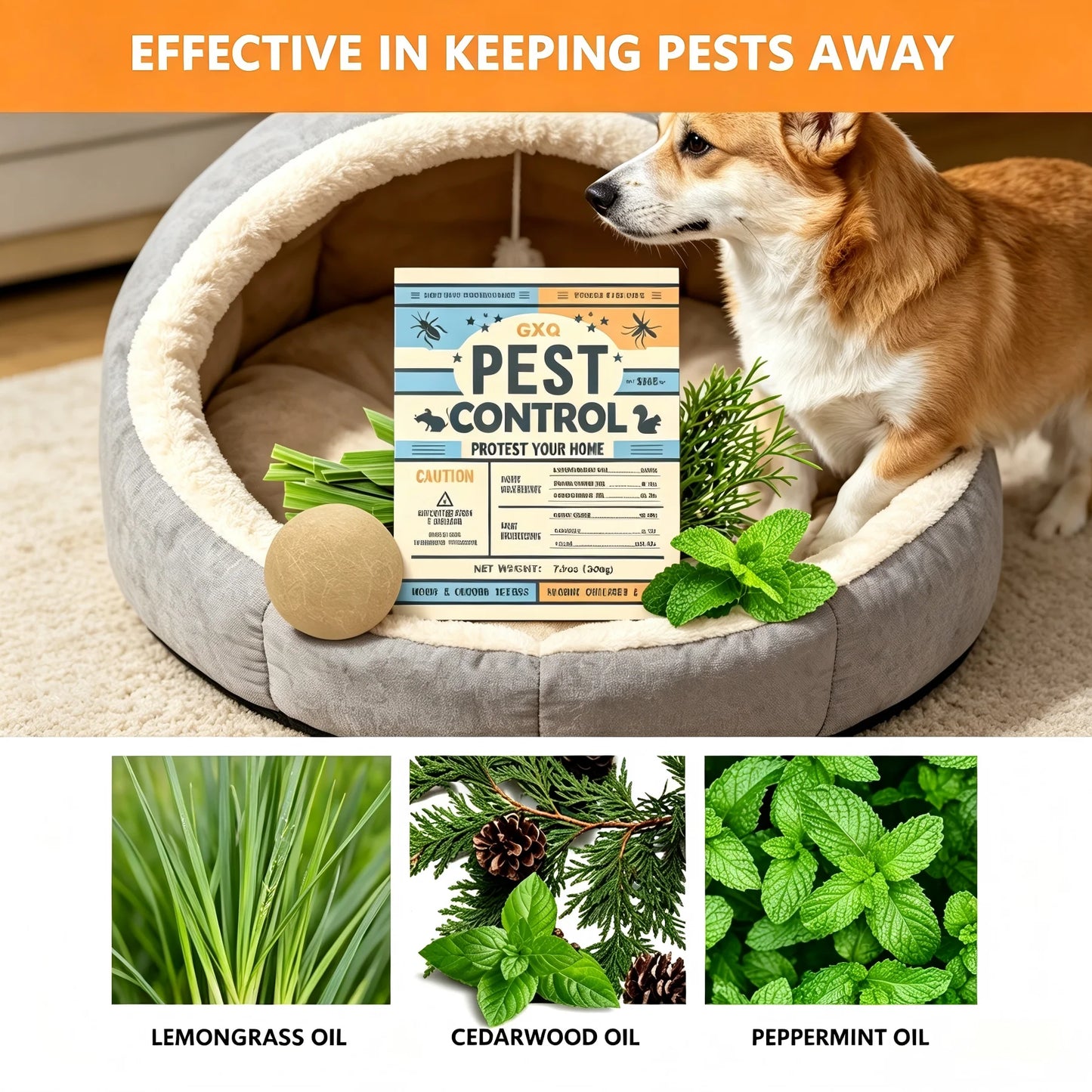 Pest Control Ball Repellent For Mice And Rodents Peppermint Oil