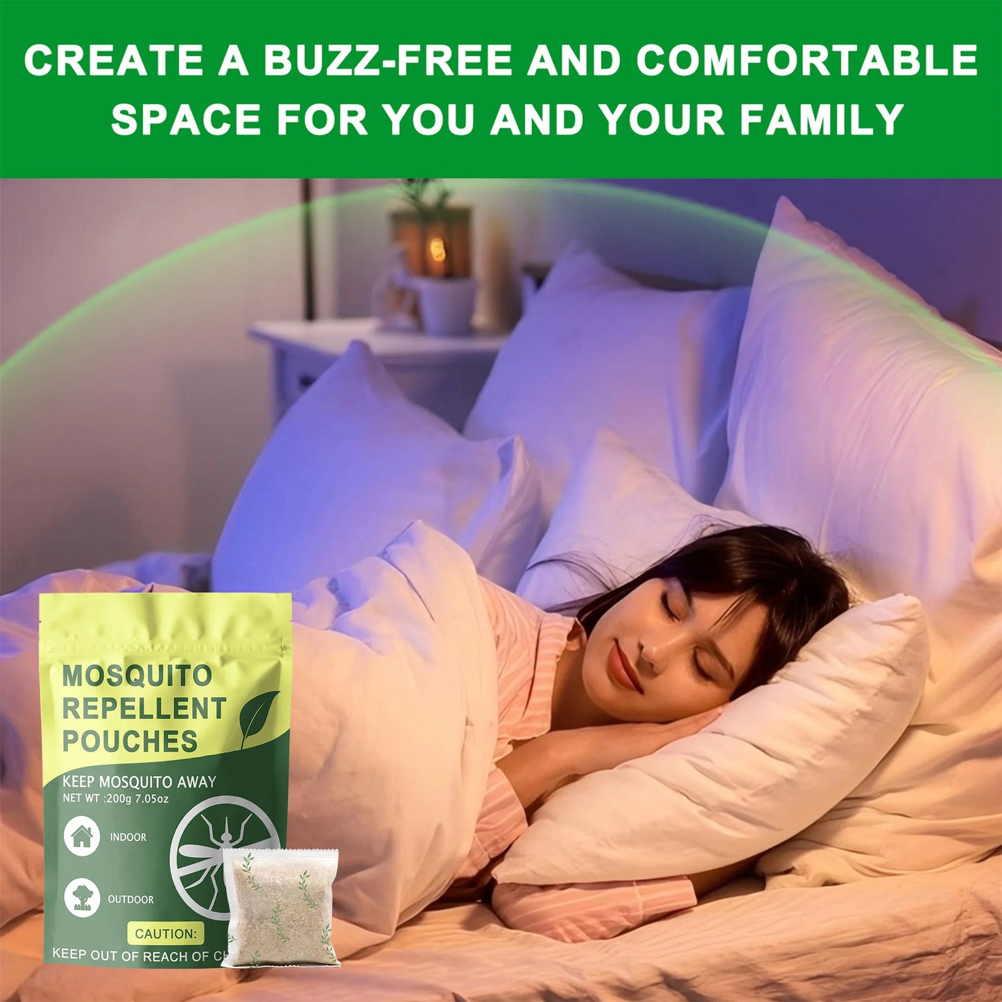 Mosquito Repellent Sachets 10 Pack Natural Plant Essential Oils