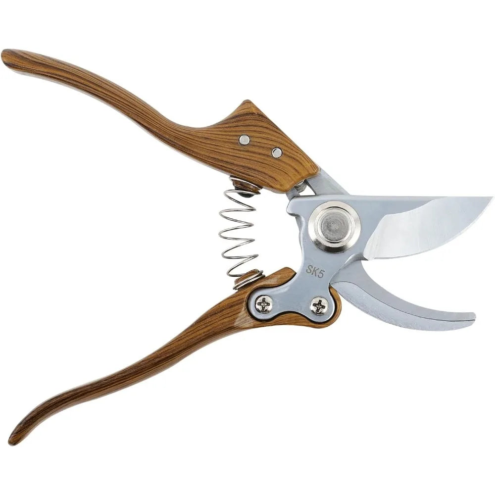 Heavy Duty Garden Pruning Shears With High Carbon Steel Blades