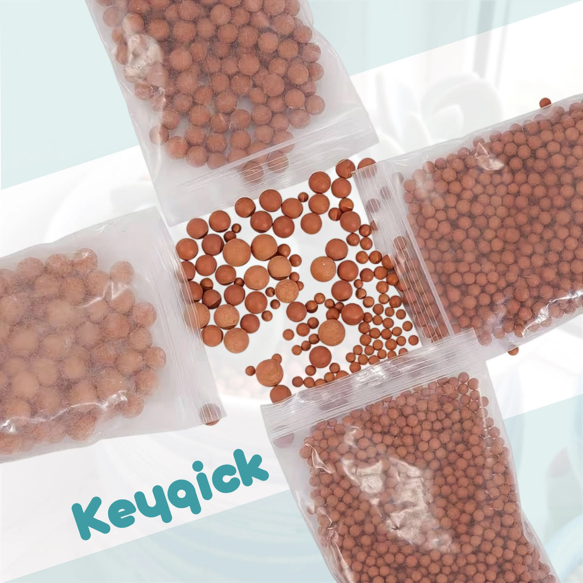 Mixed Natural Stone And Expanded Clay For Plant Drainage