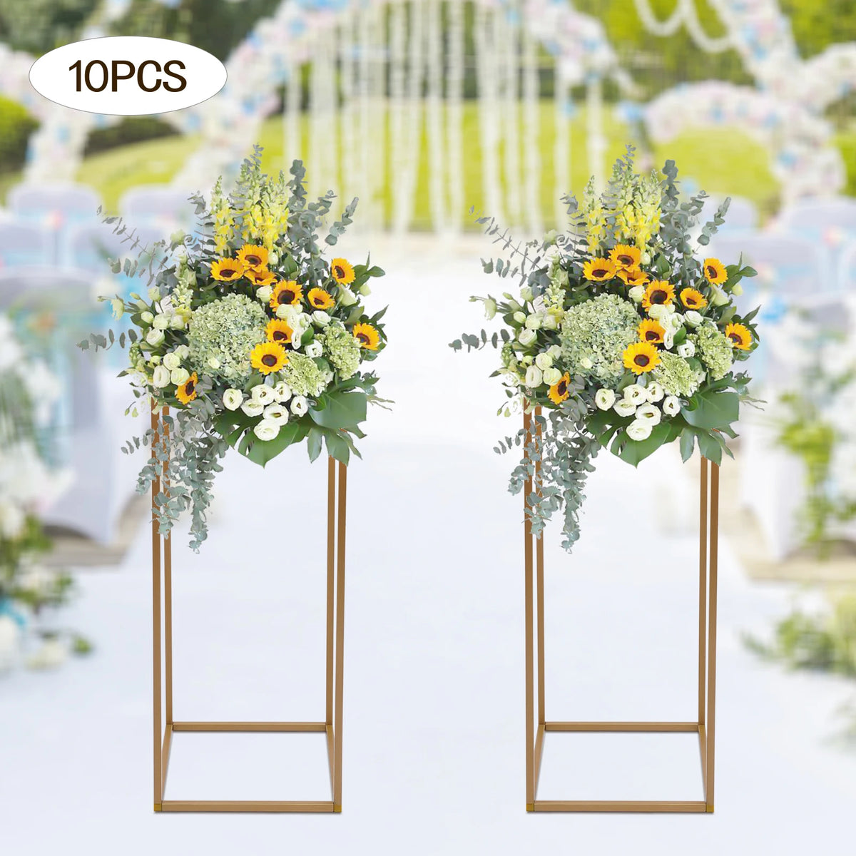 Wedding Flower Stand Set Column Rack Balloon Display Holder