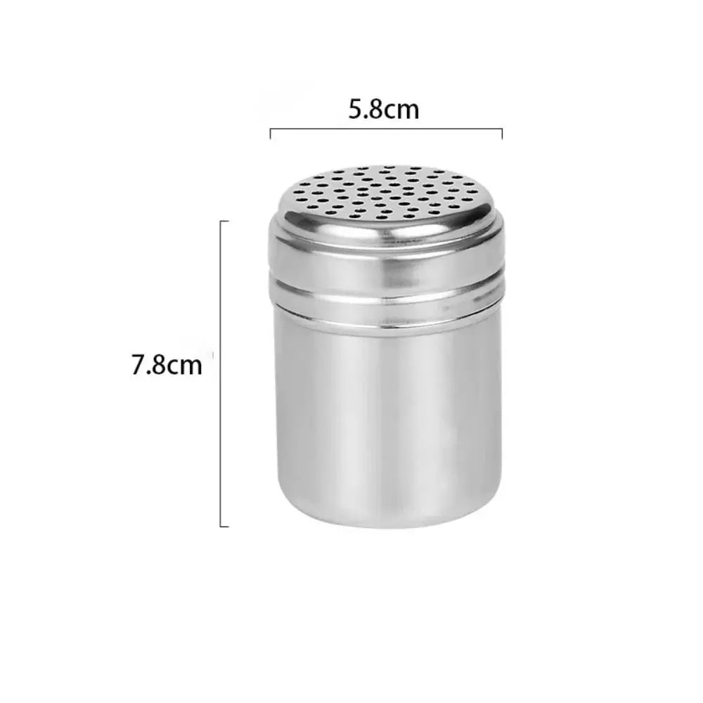 Stainless Steel Rotating Spice Seasoning Jar With Pepper Shaker