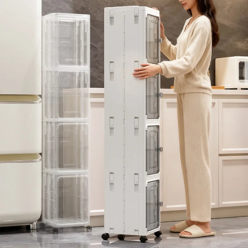 Multi Shelf Storage Cabinet Organizer For Household Organization