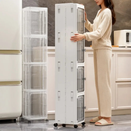 Multi Shelf Storage Cabinet Organizer For Household Organization