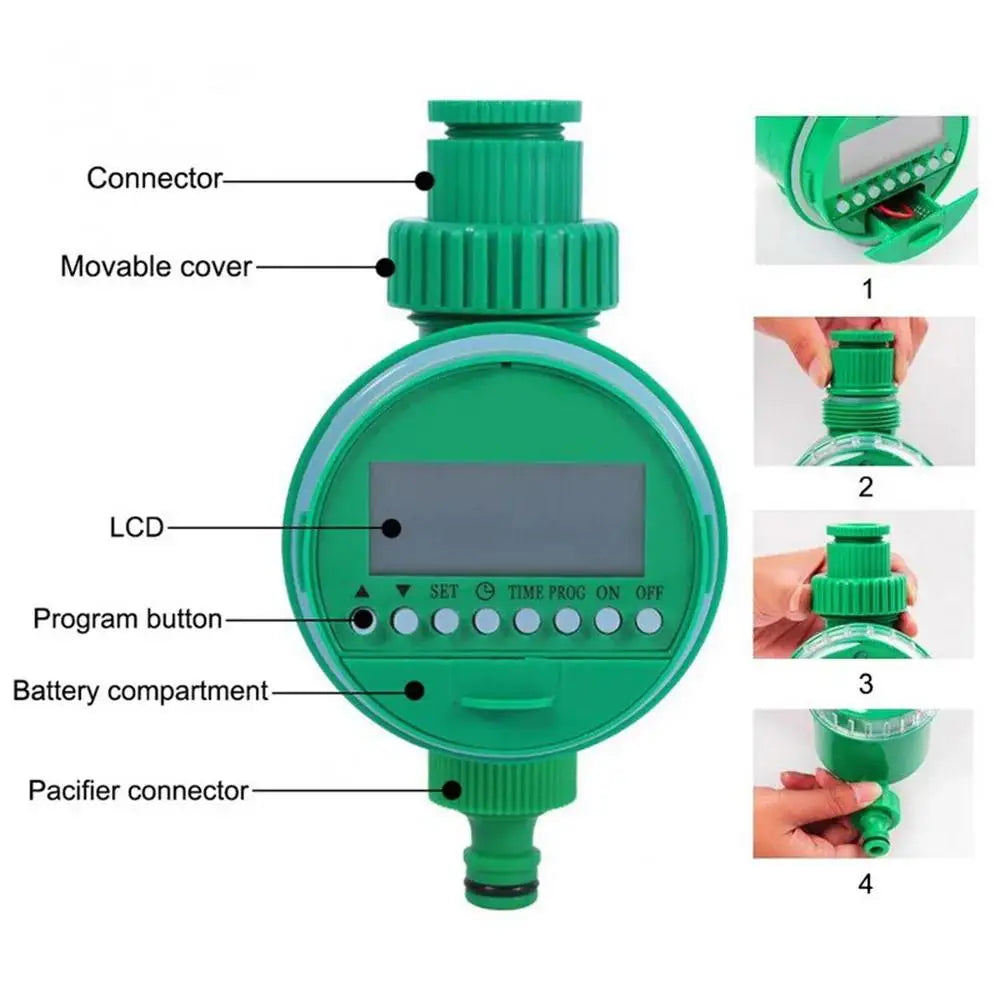 Intelligent Automatic Garden Watering Timer LCD Display Controller