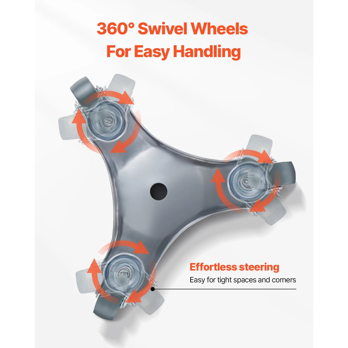 SucceBuy Furniture Dolly Movers With Swivel Casters for Appliances