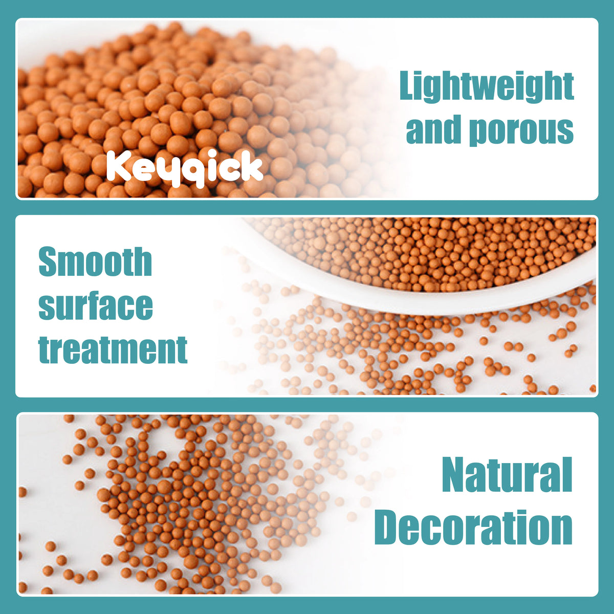 Mixed Natural Stone And Expanded Clay For Plant Drainage