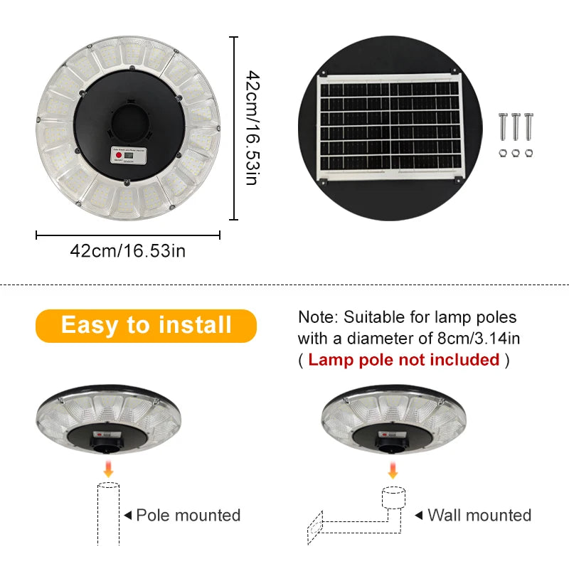 Morglad Super Bright Solar Garden Light For Outdoor Yard Decor