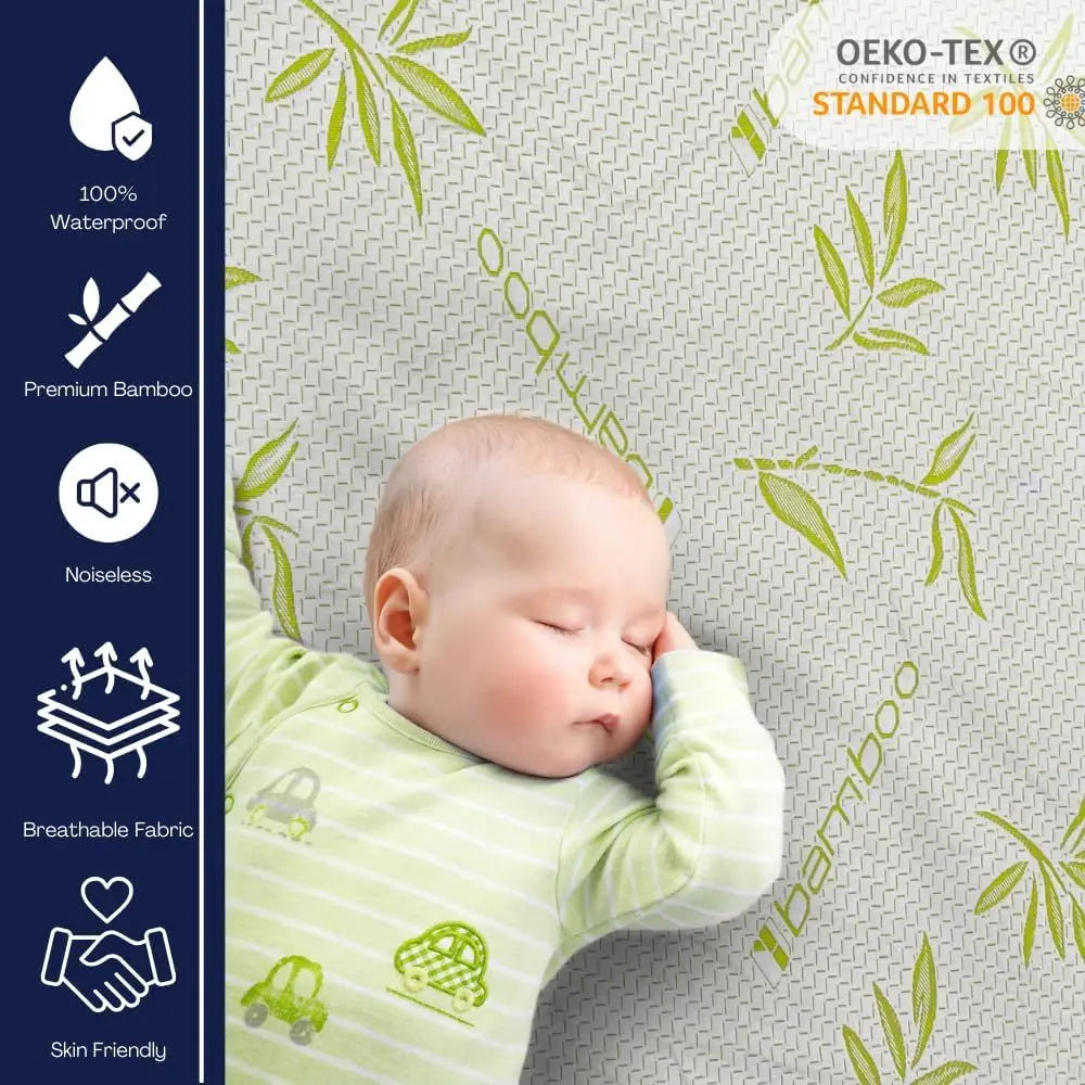 Waterproof Mattress Protector With Zipper Cover Ultra Soft Breathable