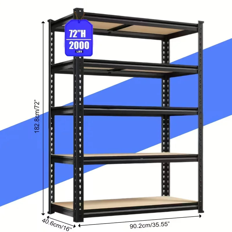Sarenzon Heavy Duty Metal Garage Storage Shelves Rust Resistant