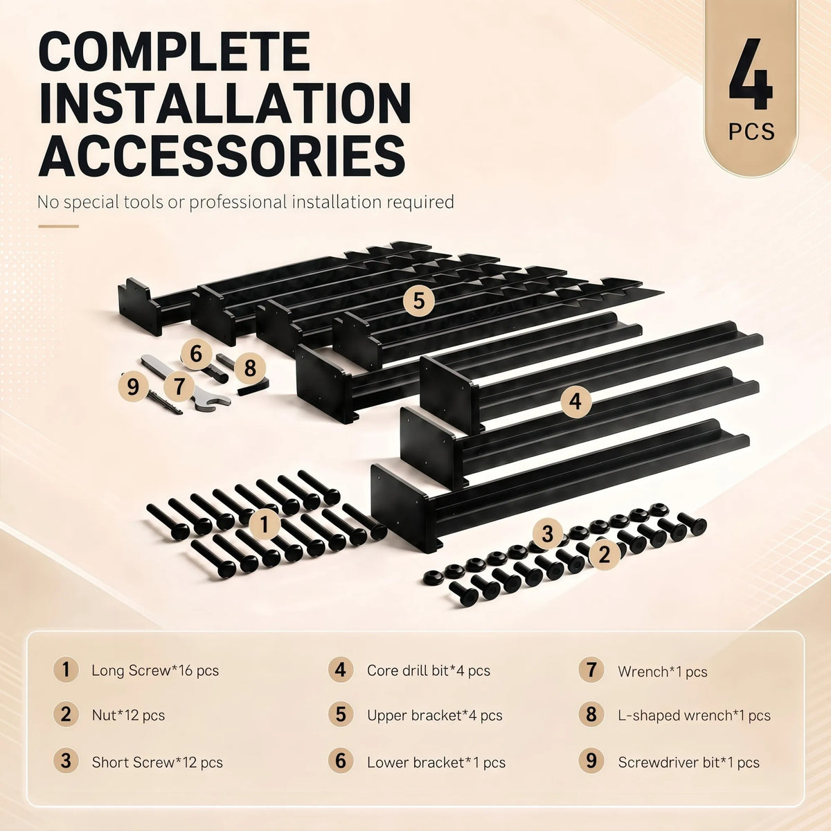 Heavy Duty Steel Fence Post Repair Kit With Anchor