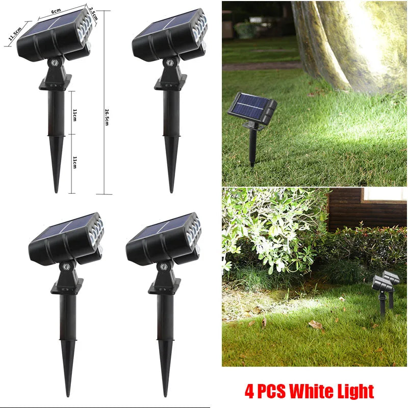 FAMCDC Solar Motion Sensor LED Wall Light Outdoor Security