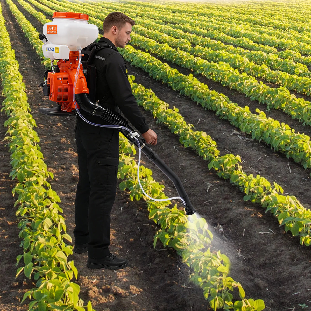 Gasoline Backpack Sprayer High Pressure Mist Farm Garden Tool