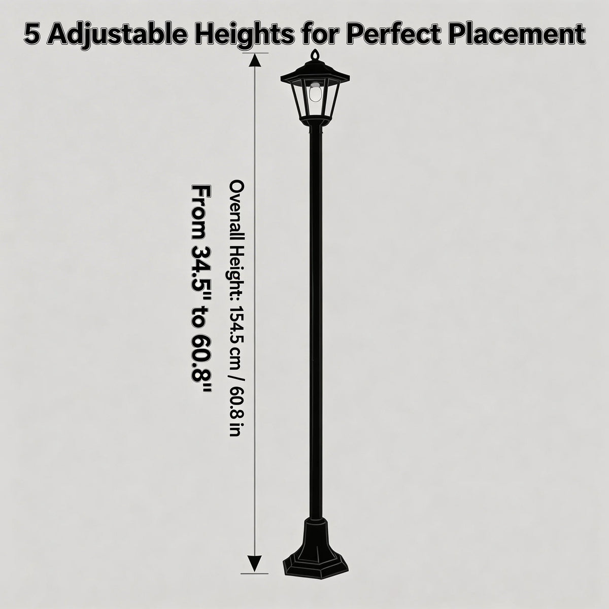 Waterproof Solar Post Lights For Outdoor Garden Landscape Lighting