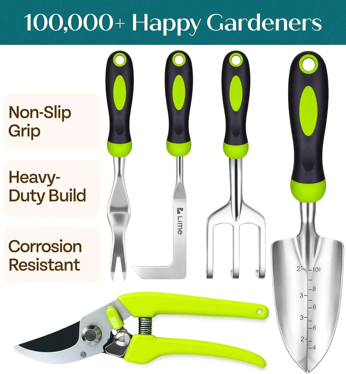 Heavy Duty Steel Garden Tool Set For Outdoor Gardening Tasks