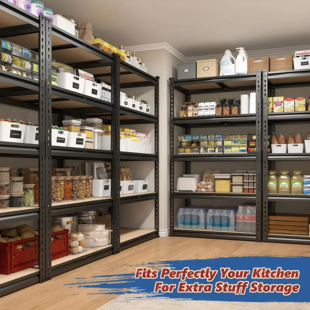 Sarenzon Heavy Duty Metal Garage Storage Shelves Rust Resistant