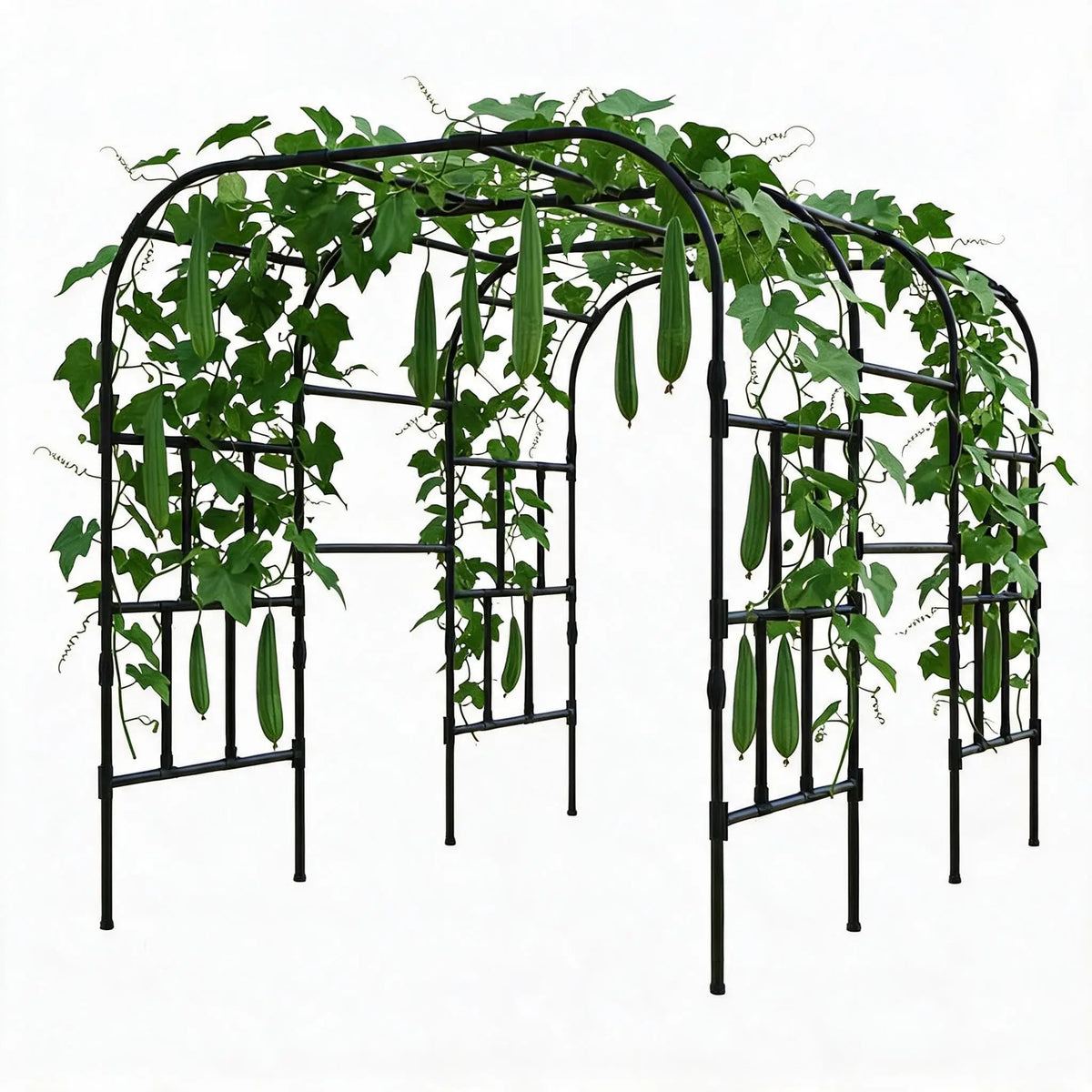 Rustproof Steel Garden Arch Trellis Climbing Plant Support Arbor