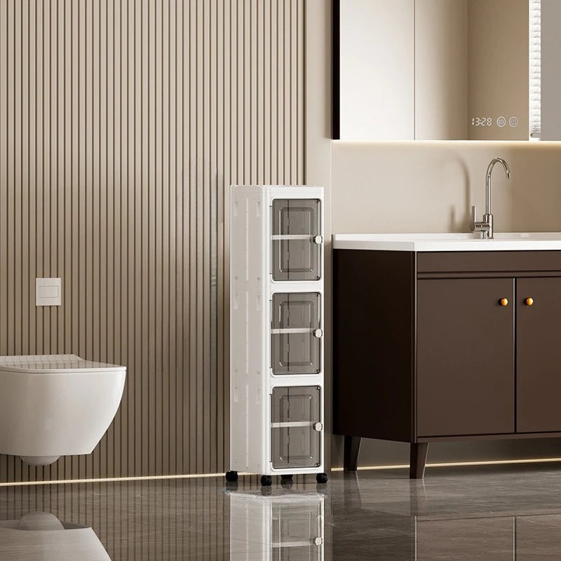 Multi Shelf Storage Cabinet Organizer For Household Organization