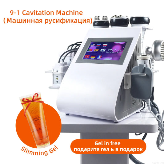 Sentidos 9 In 1 40K Cavitation Ultrasound Body Slimming Machine