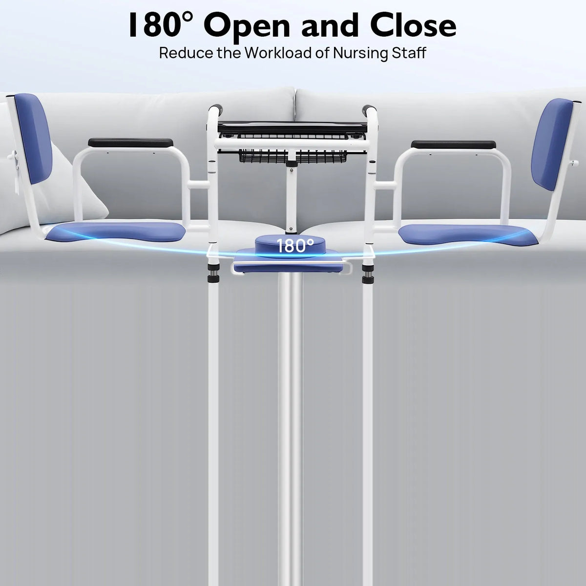 Hydraulic Patient Lift Transfer Chair With Adjustable Height