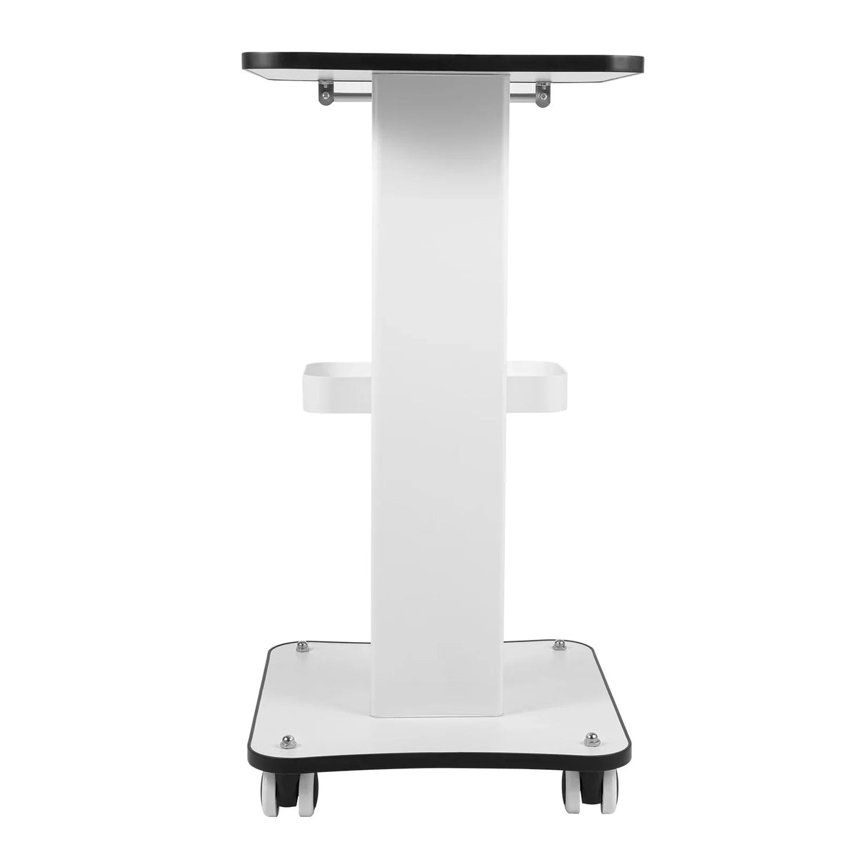 Portable Beauty Barber Trolley With Storage And Brake Wheels