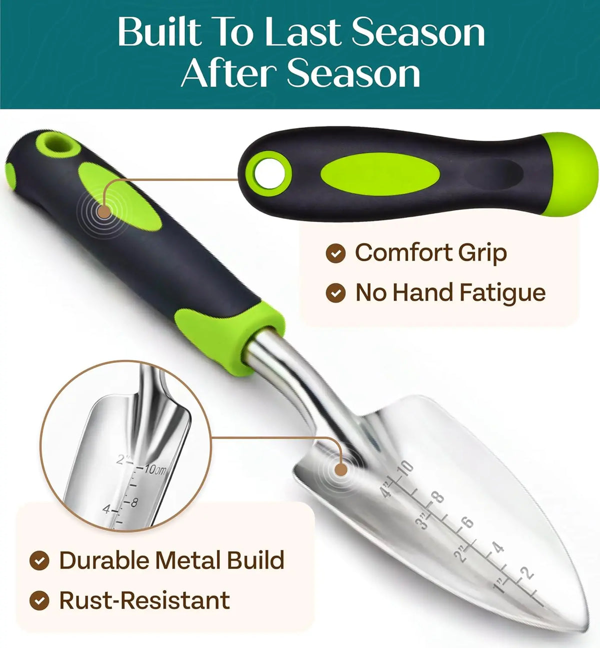 Heavy Duty Steel Garden Tool Set For Outdoor Gardening Tasks