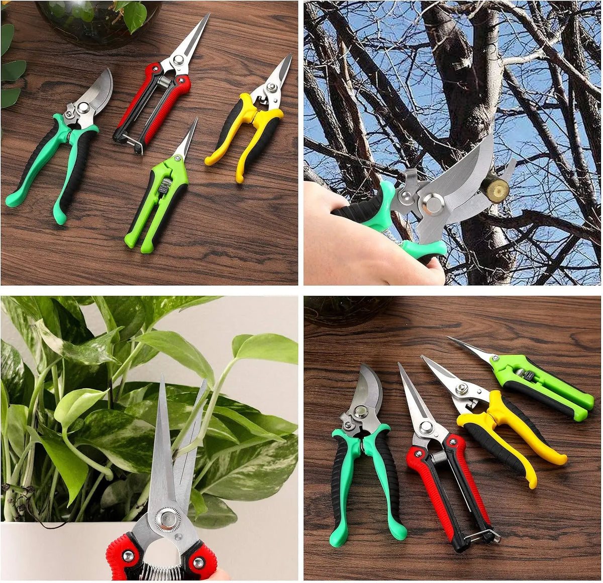 Garden Pruning Shears Set With Gloves And Storage Bag