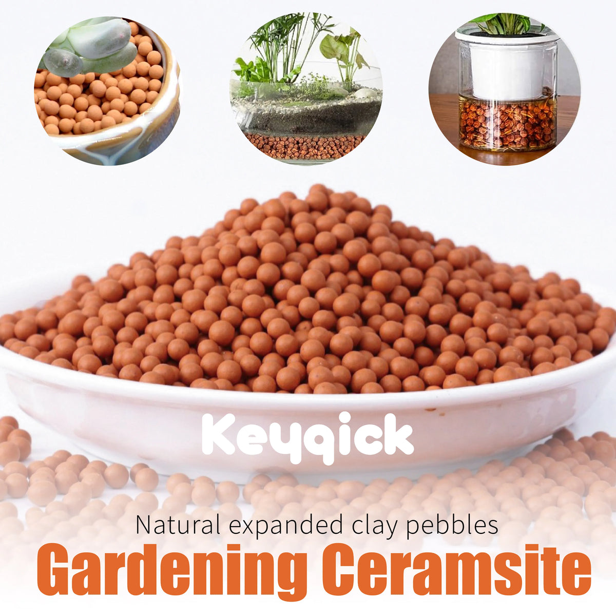 Mixed Natural Stone And Expanded Clay For Plant Drainage