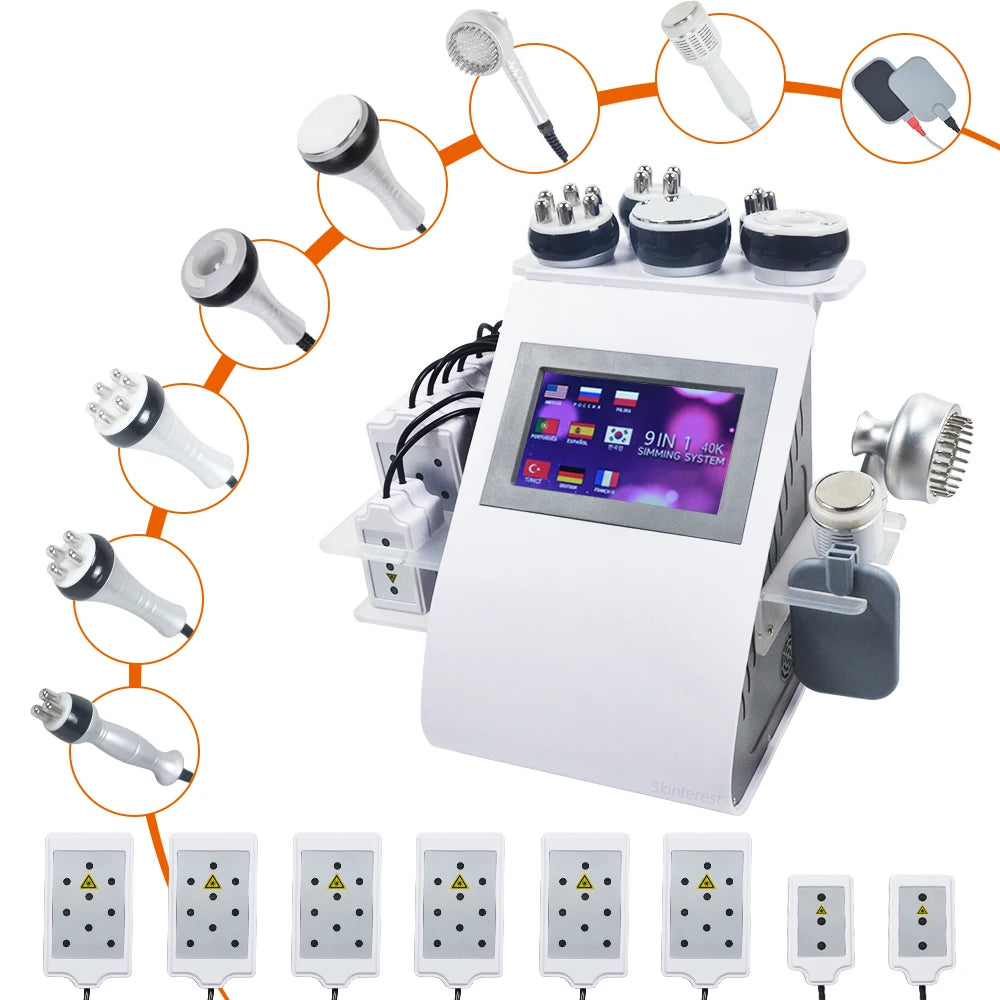 Sentidos 9 In 1 40K Cavitation Ultrasound Body Slimming Machine
