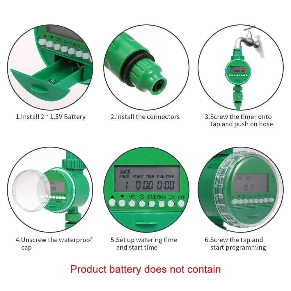 Intelligent Automatic Garden Watering Timer LCD Display Controller