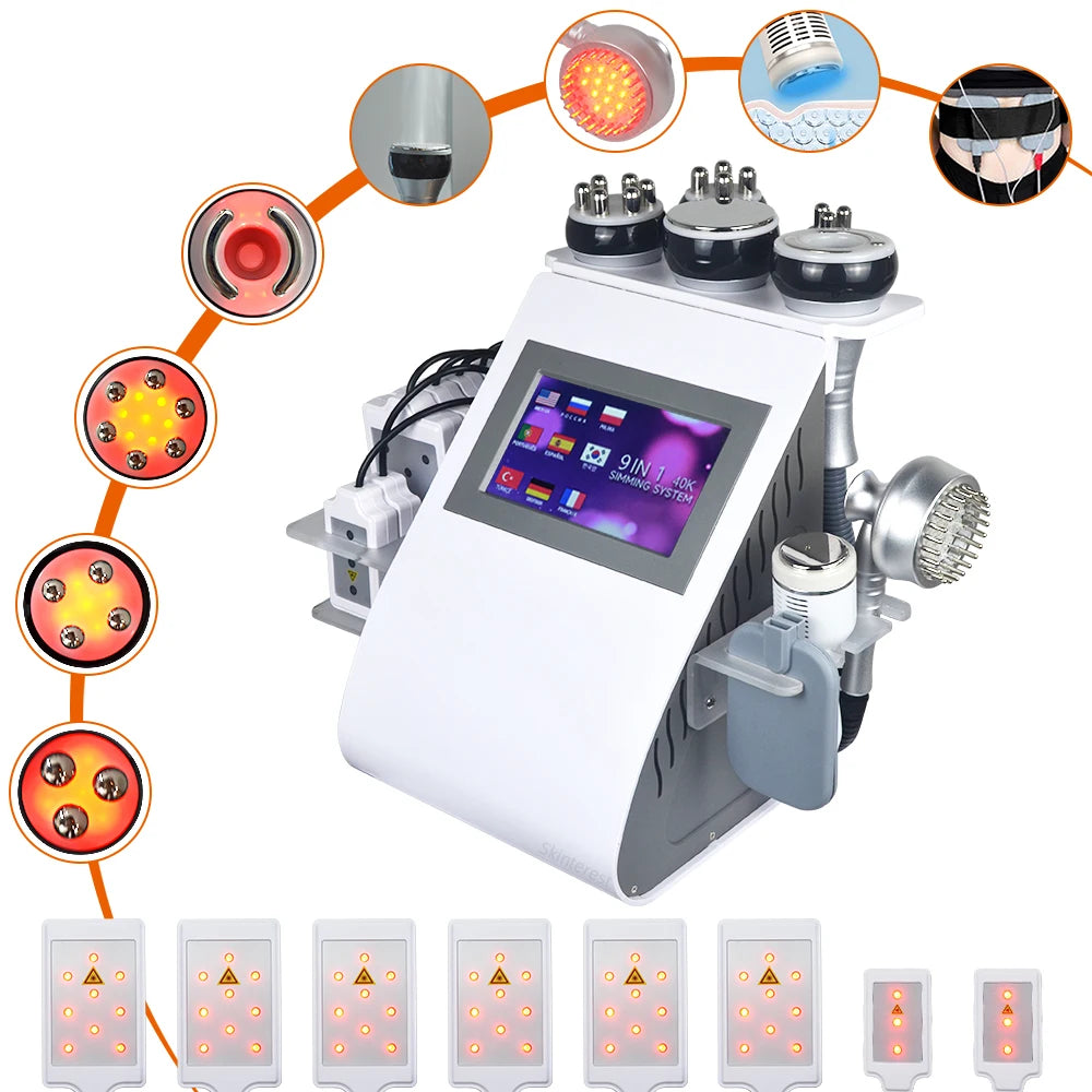Sentidos 9 In 1 40K Cavitation Ultrasound Body Slimming Machine