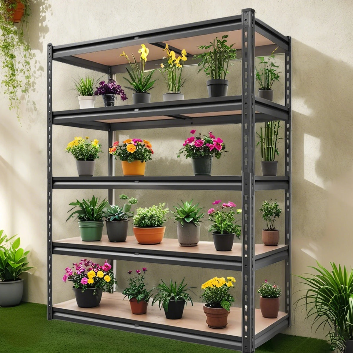 Sarenzon Heavy Duty Metal Garage Storage Shelves Rust Resistant