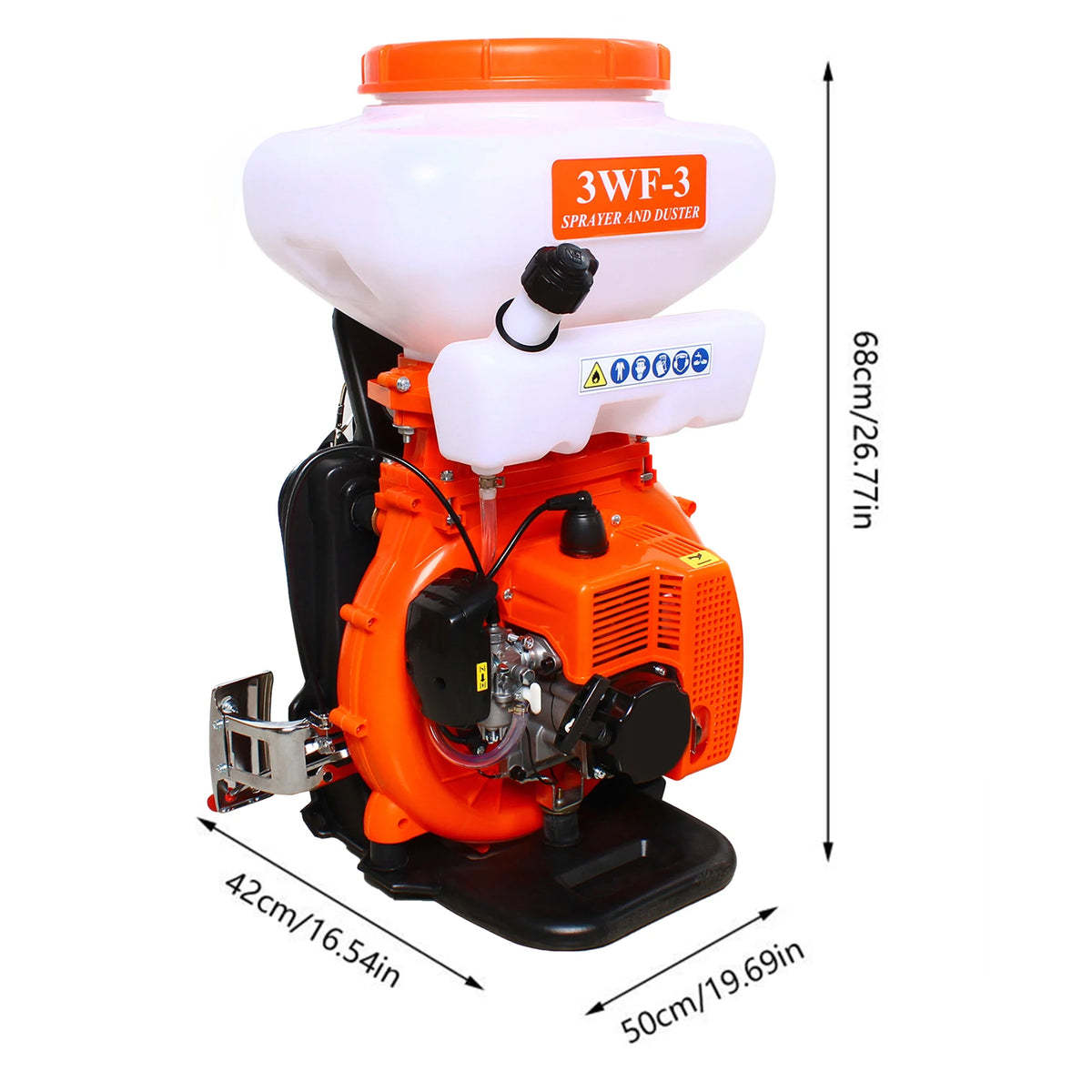 Gasoline Backpack Sprayer High Pressure Mist Farm Garden Tool
