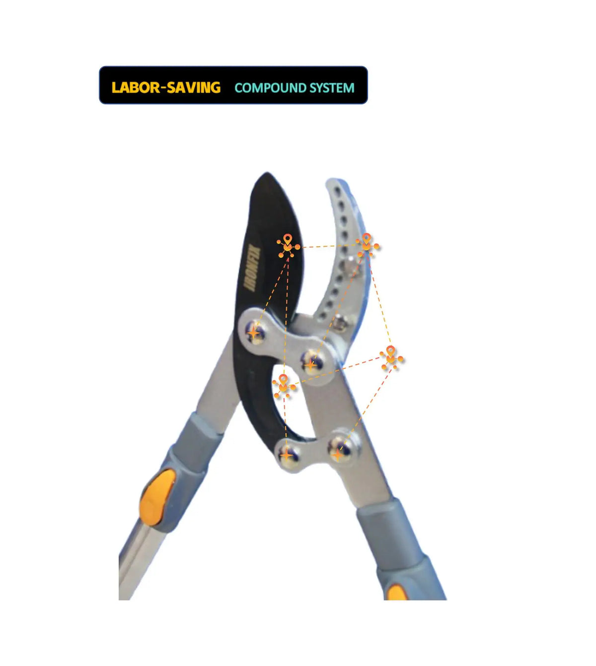 Telescopic Pruning Shears Heavy Duty Tree Trimmer For Gardening