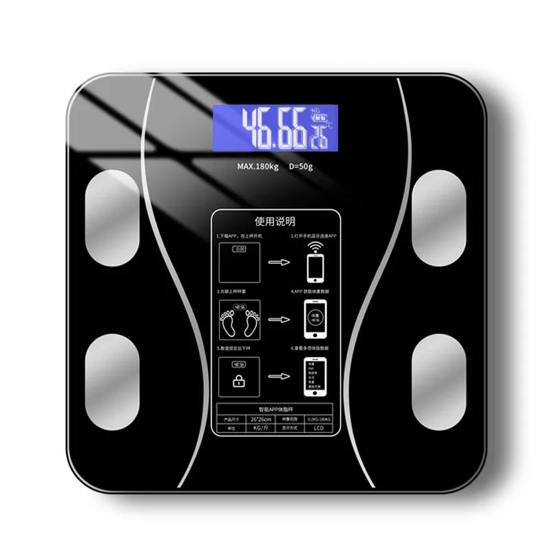 Premium Smart Digital Body Fat Scale With USB Cable