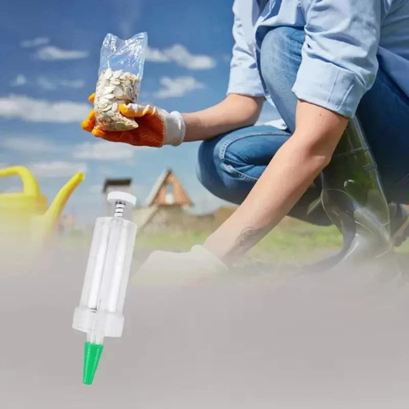 Portable Handheld Manual Garden Seed Dispenser Tool