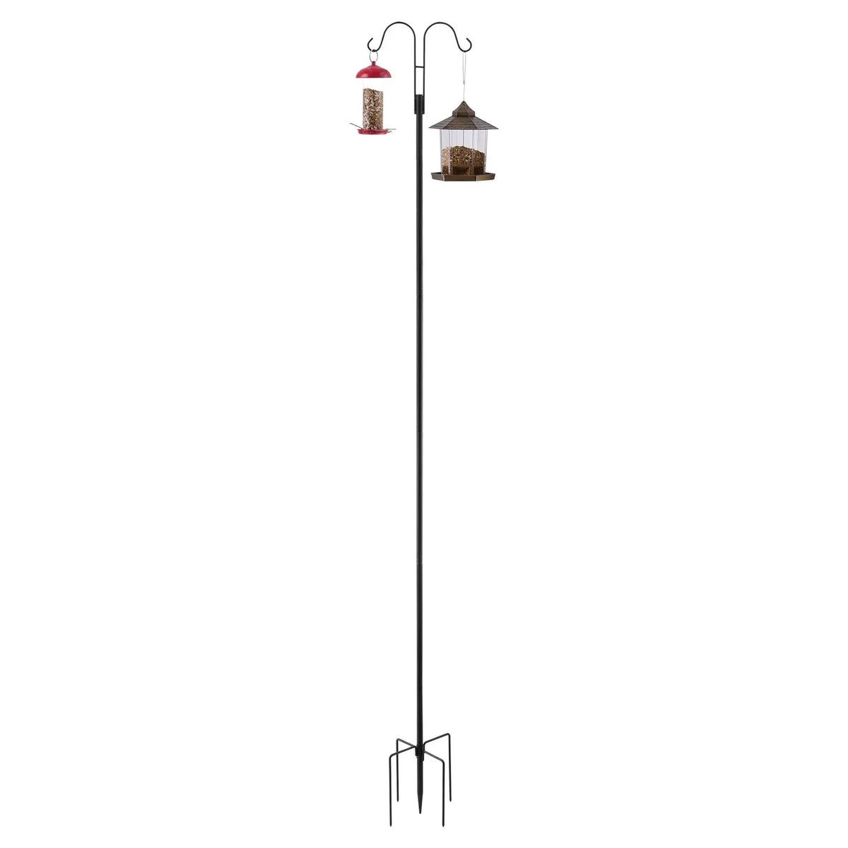 Oeny Heavy Duty Double Shepherds Hooks For Outdoor Garden