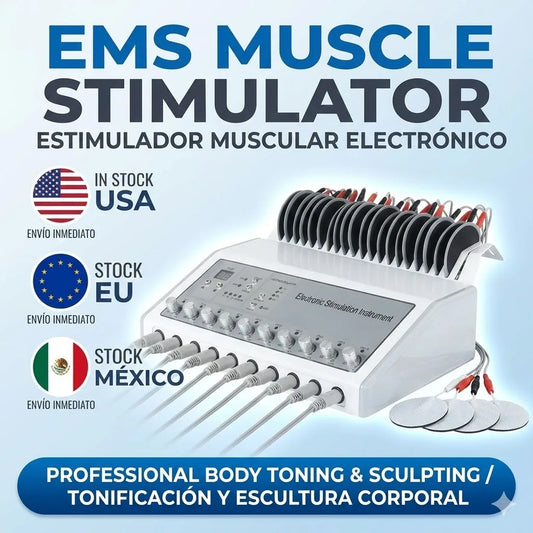XHUODADA Waves EMS Electric Muscle Stimulator Massager Weight Loss Machine