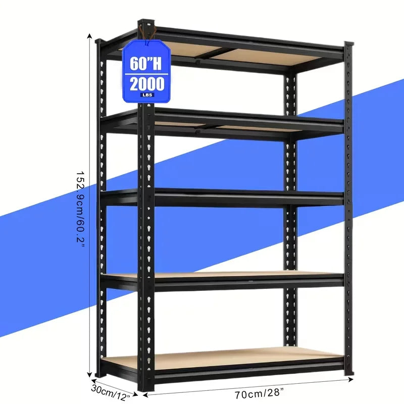 Sarenzon Heavy Duty Metal Garage Storage Shelves Rust Resistant