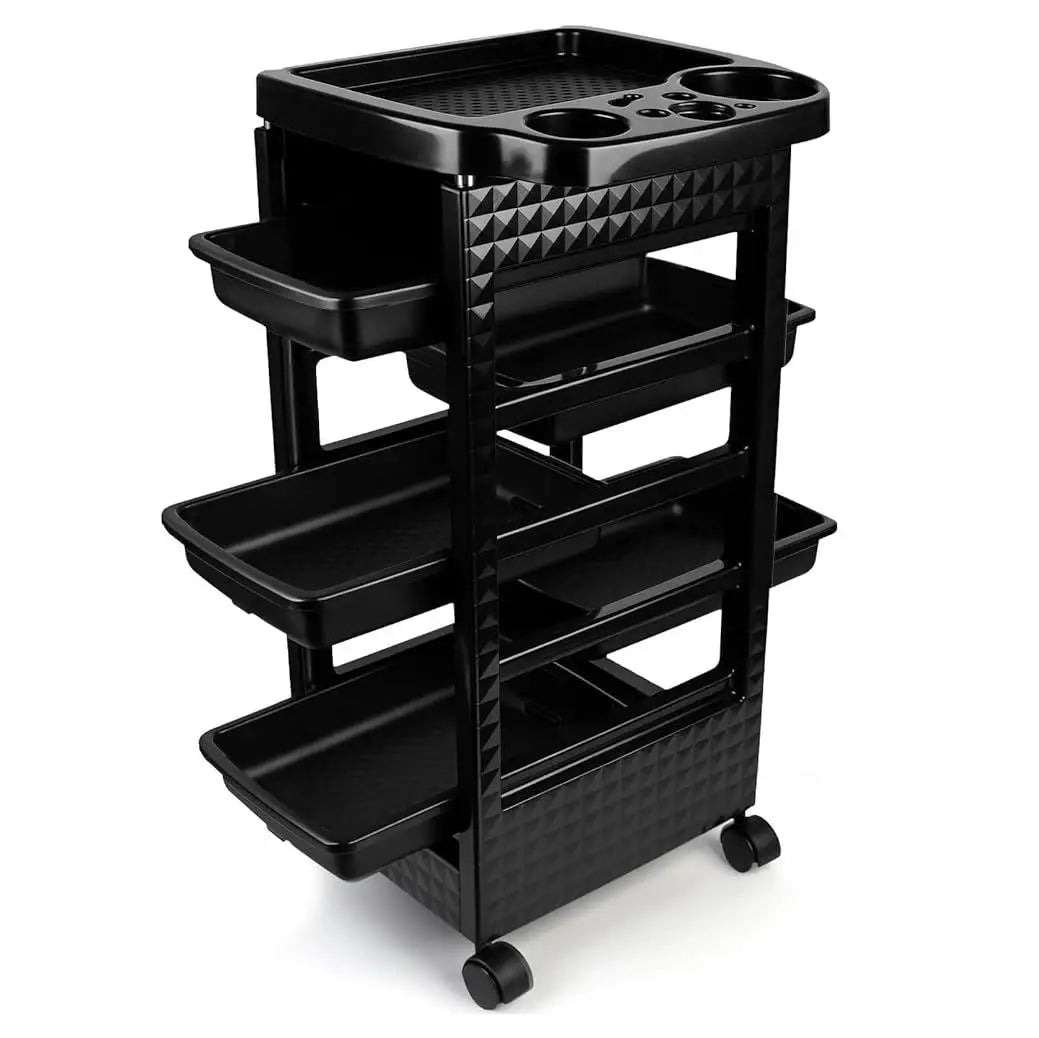 Professional Salon Rolling Storage Cart For Cosmetics Makeup Supplies