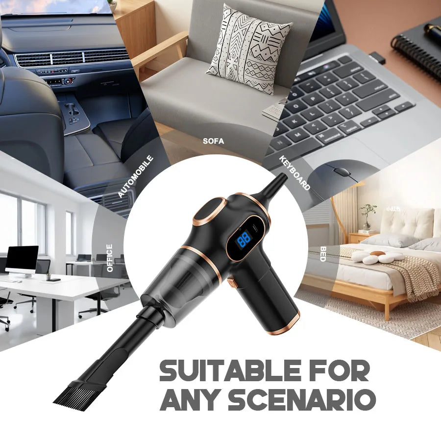 High Power Wireless Car Vacuum Cleaner For Home And Office