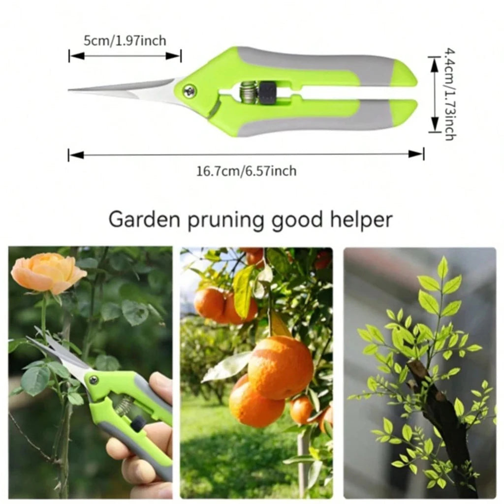Shuyu Stainless Steel Bypass Garden Trimming Pruning Shears