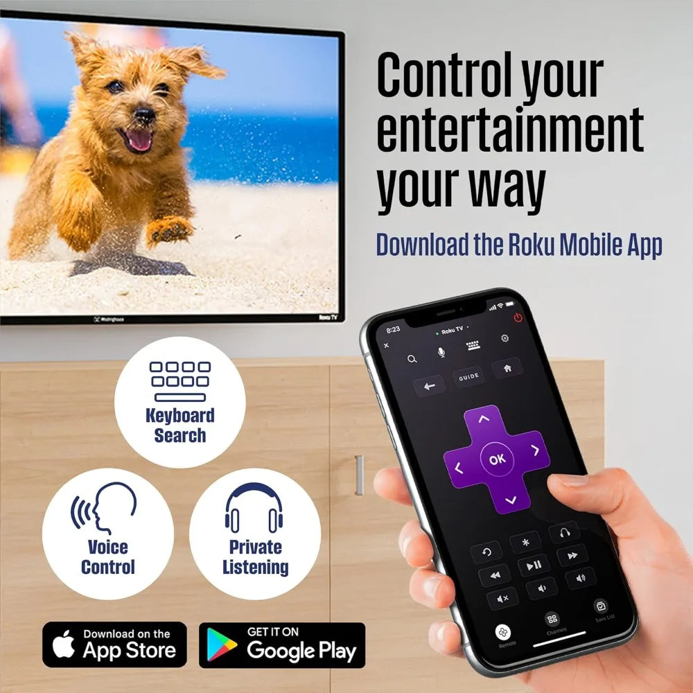 Westinghouse Roku TV 1080p FHD Smart TV With Wi Fi And Mobile App
