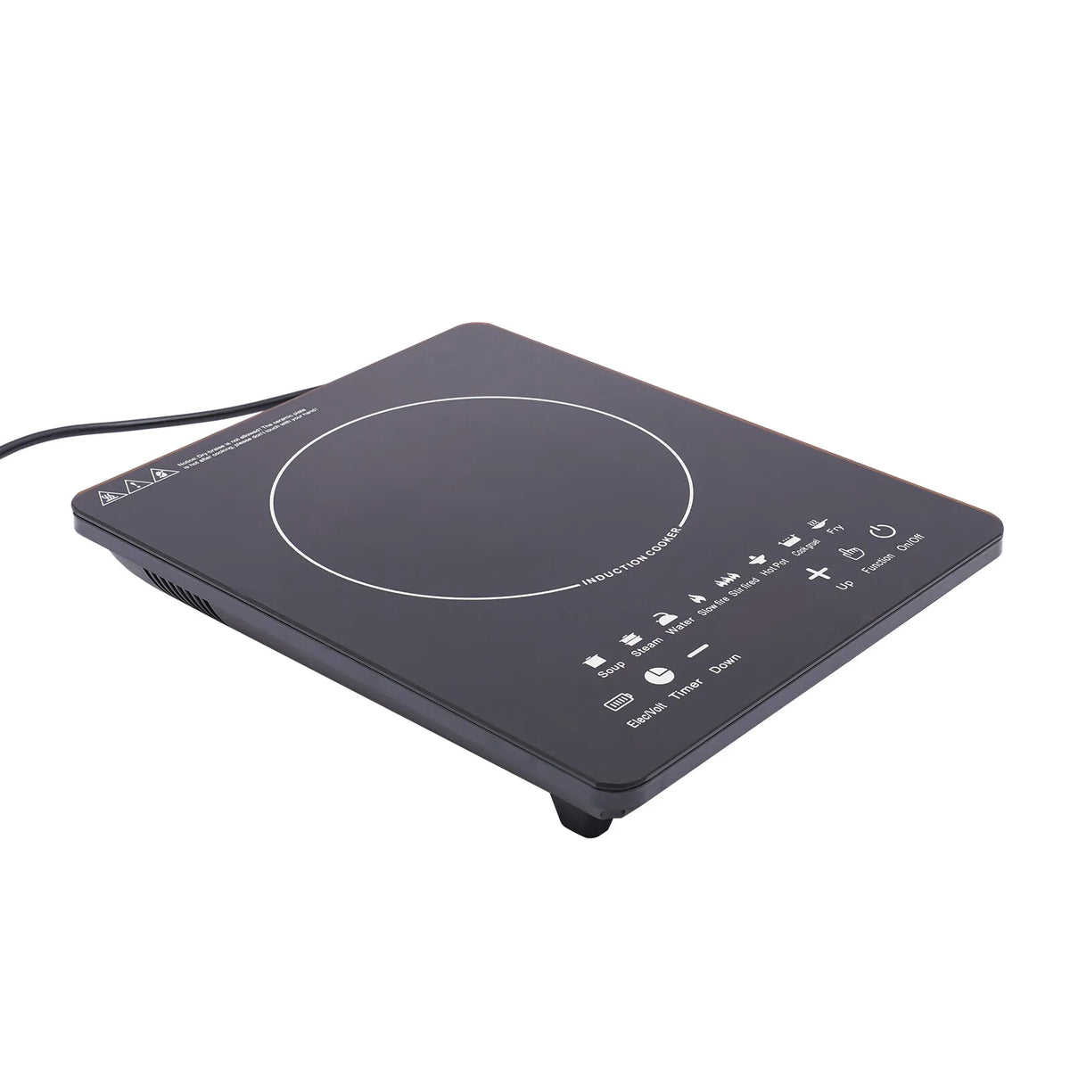750W Electric Induction Cooktop With Touch Control And Timer