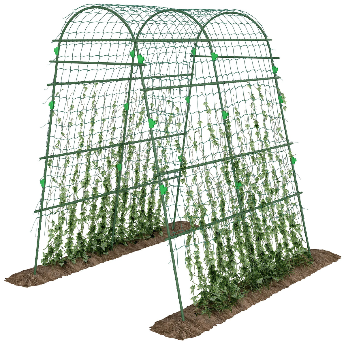 Outsunny Outdoor Metal Garden Trellis For Climbing Plants